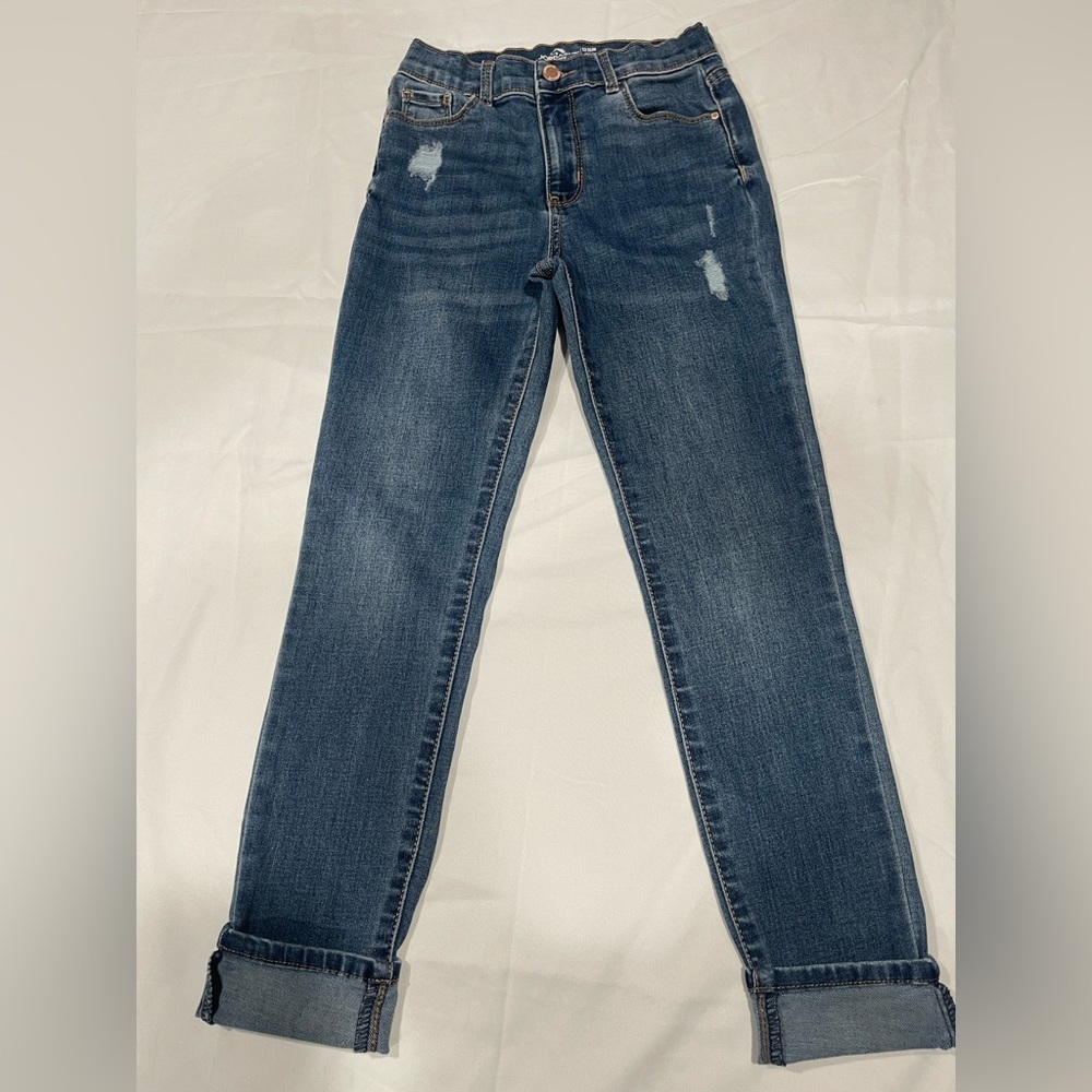 Jordache Indigo Kids Jeans with Distressed Accents